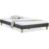 Homestyle4U Apstatyta lova, 144x203x29.5 cm, pilka