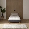 Homestyle4U Lova, 94x203x29.5 cm, pilka