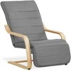 Homestyle4U Gultinė kėdė, 66.5x94x62.5 cm, pilka