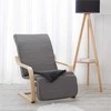 Homestyle4U Gultinė kėdė, 66.5x94x62.5 cm, pilka