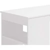 Homestyle4U Baro stalas, 120x105x50 cm, balta