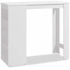 Homestyle4U Baro stalas, 120x105x50 cm, balta