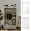 Homestyle4U Spinta, 120x51x200 cm, Balta