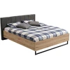 Homestyle4U Lova, 177.5x94x212 cm, pilka