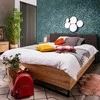 Lova Homestyle4U Dvigulės lovos rėmas, 197,5x94x212 cm, pilka