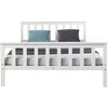 Homestyle4U Dienos lova, 146x206x82 cm, Balta