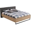 Homestyle4U Dvigulės lovos rėmas, 197,5x94x212 cm, pilka