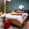 Homestyle4U Dvigulės lovos rėmas, 197,5x94x212 cm, pilka