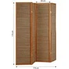 Homestyle4U Kambario pertvara, 176x2,2x175 cm, ruda