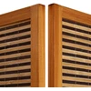 Homestyle4U Kambario pertvara, 120x200x1,8 cm, ruda