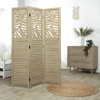 Homestyle4U Kambario pertvara, 120x2.2x170 cm, ruda