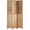 Homestyle4U Kambario pertvara, 120x2,2x170 cm, ruda