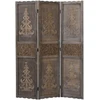 Homestyle4U Kambario pertvara, 120x2x170 cm, ruda