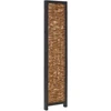Homestyle4U Kambario pertvara, 120x2x170 cm, juoda ir ruda