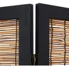 Homestyle4U Kambario pertvara, 120x2x170 cm, juoda ir ruda