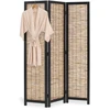 Homestyle4U Kambario pertvara, 120x2x170 cm, juoda ir ruda