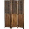Homestyle4U Kambario pertvara, 120x2x170 cm, ruda
