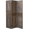 Homestyle4U Kambario pertvara, 120x2x170 cm, ruda