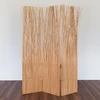Homestyle4U Kambario pertvara, 120x3x170 cm, ruda