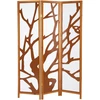 Homestyle4U Kambario pertvara, 130x2.2x175 cm, ruda