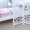 Homestyle4U Kambario pertvara, 130x2.2x175 cm, balta