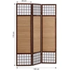 Homestyle4U Kambario pertvara, 132x2.2x175 cm, ruda