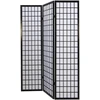 Homestyle4U Kambario pertvara, 132x2.2x175 cm, juoda