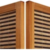 Homestyle4U Kambario pertvara, 132x2,2x175 cm, ruda