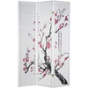 Homestyle4U Kambario pertvara, 132x2.2x179 cm, balta
