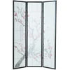 Homestyle4U Kambario pertvara, 132x2x179 cm, juoda, balta, raudona