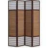 Homestyle4U Kambario pertvara, 160x200x1,8 cm, ruda
