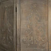 Homestyle4U Kambario pertvara, 160x2x170 cm, ruda