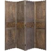 Homestyle4U Kambario pertvara, 160x2x170 cm, ruda