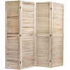 Homestyle4U Kambario pertvara, 160x2x170 cm, ruda