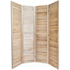 Homestyle4U Kambario pertvara, 160x2x170 cm, ruda