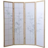 Homestyle4U Kambario pertvara, 176x2.2x175 cm, balta