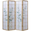 Homestyle4U Kambario pertvara, 176x2.2x175 cm, balta