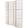 Homestyle4U Kambario pertvara, 176x2,2x175 cm, ruda