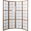 Homestyle4U Kambario pertvara, 176x2,2x175 cm, ruda