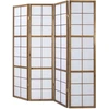 Homestyle4U Kambario pertvara, 176x2,2x175 cm, ruda