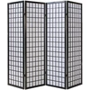 Homestyle4U Kambario pertvara, 176x2.2x175 cm, juoda