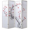 Homestyle4U Kambario pertvara, 176x2.2x179 cm, balta