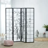 Homestyle4U Kambario pertvara, 176x2x179 cm, juoda