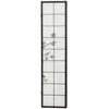 Homestyle4U Kambario pertvara, 176x2x179 cm, juoda