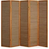 Homestyle4U Kambario pertvara, 220x2.2x175 cm, ruda