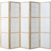 Homestyle4U Kambario pertvara, 220x2.2x175 cm, balta