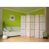 Homestyle4U Kambario pertvara, 220x2.2x175 cm, balta