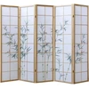 Homestyle4U Kambario pertvara, 220x2.2x175 cm, balta