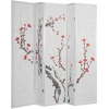Homestyle4U Kambario pertvara, 220x2.2x179 cm, balta
