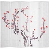 Homestyle4U Kambario pertvara, 220x2.2x179 cm, balta